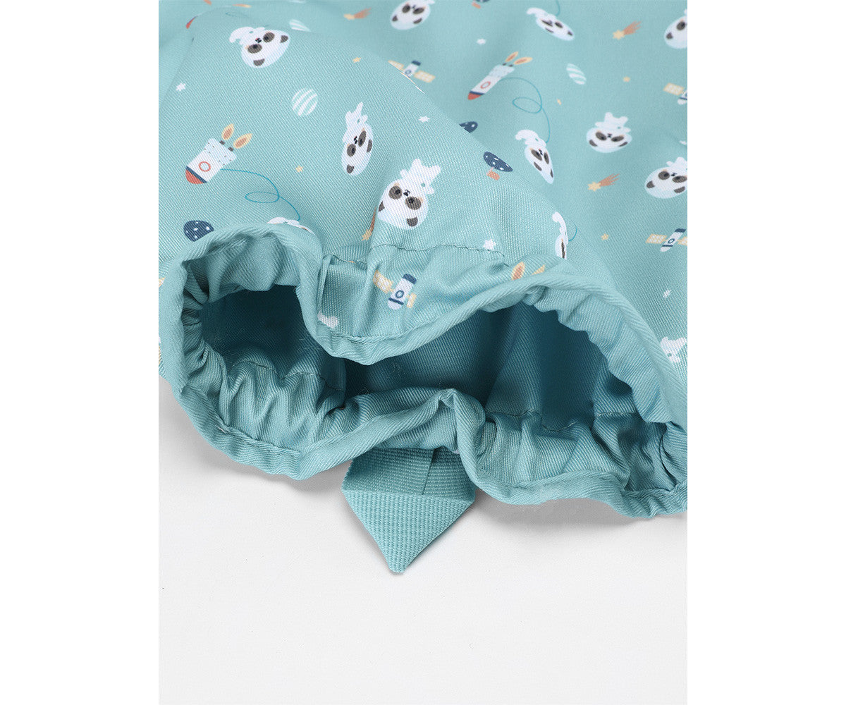 Sacca-zaino Tela Pandas in Space Personalizzabile