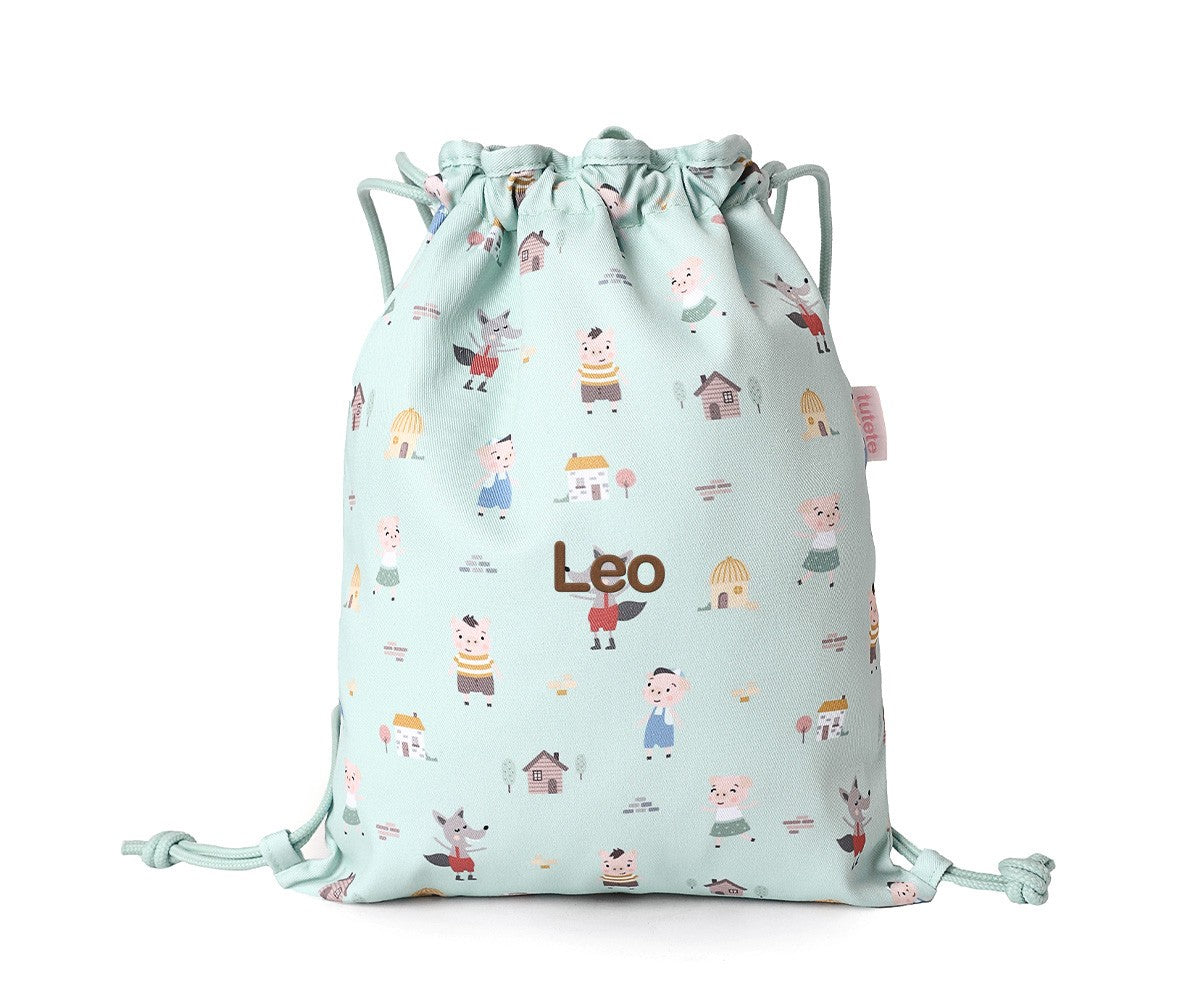 Sacca-zaino Tela The Three Little Pigs Personalizzabile