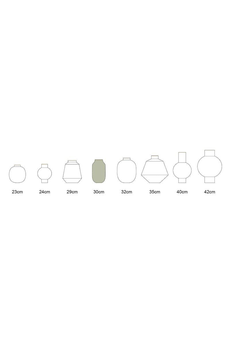 Vaso metal Oval Yellow