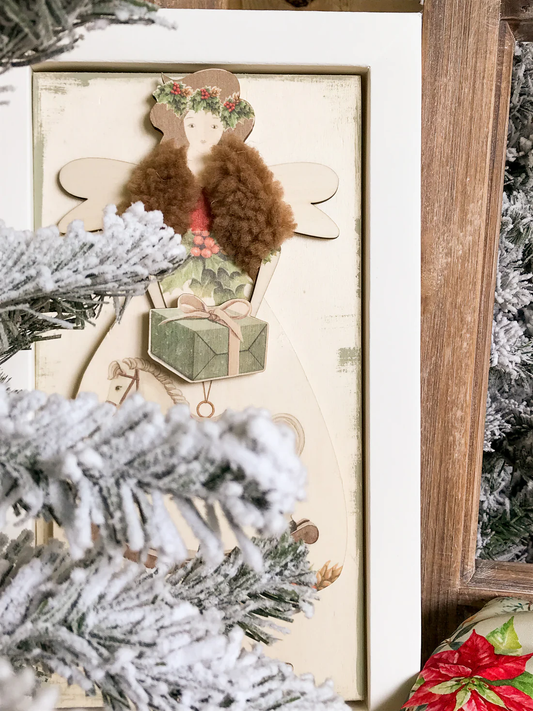 Quadro Angelo delle feste e della famiglia