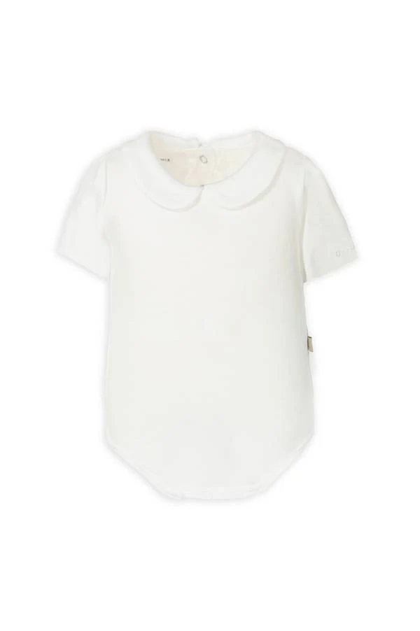 Body Bimba Collo Tondo Maniche corte - Off White