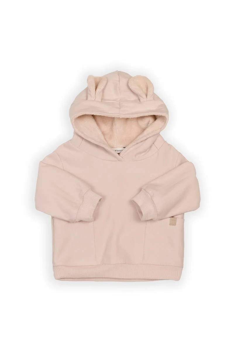Maglia Hoodie con orecchie - Vintage Pink