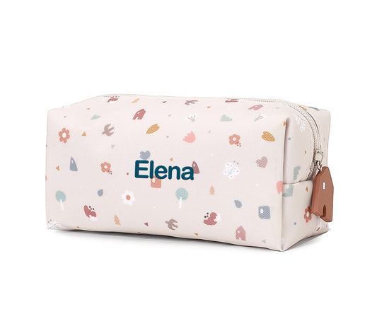 Astuccio Scuola Geometric Nature Personalizzabile