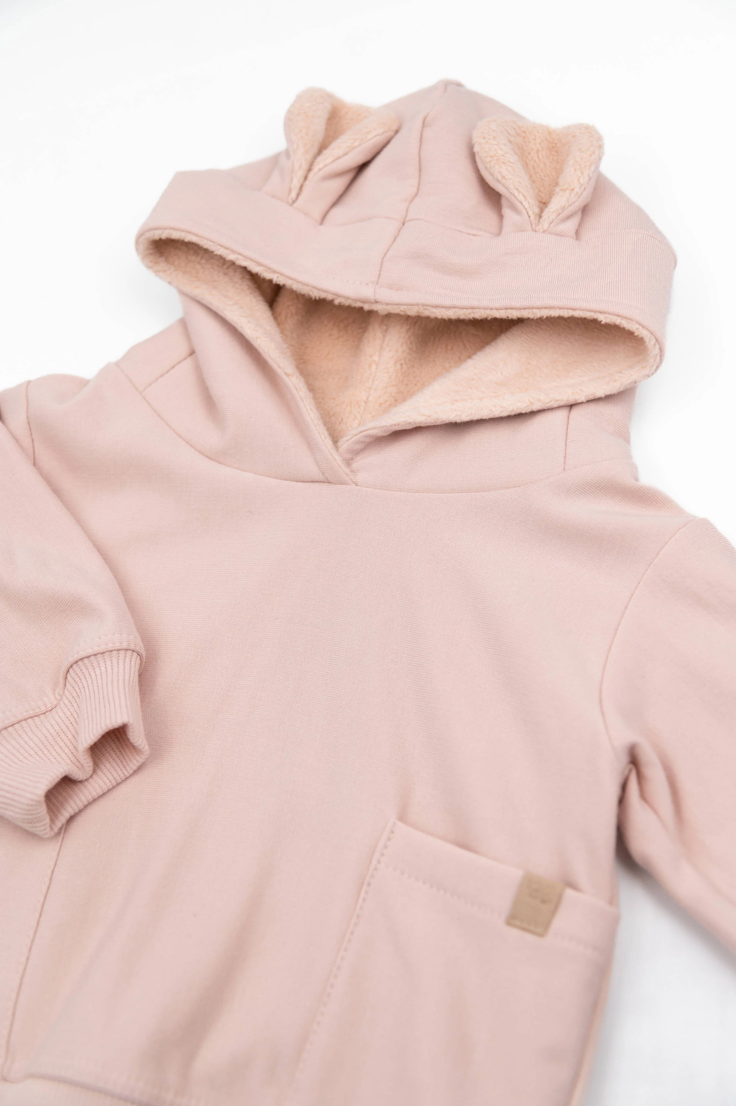 Maglia Hoodie con orecchie - Vintage Pink