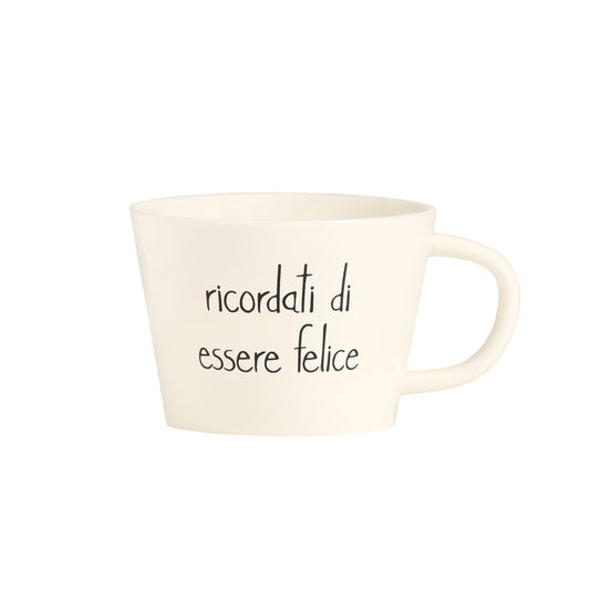 Tazza Colazione Ricordati di essere felice