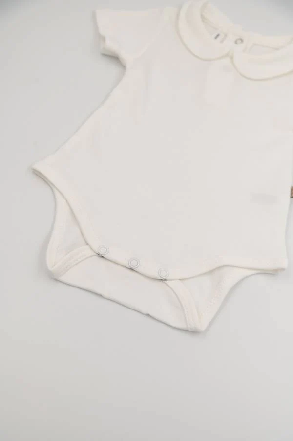 Body Bimba Collo Tondo Maniche corte - Off White