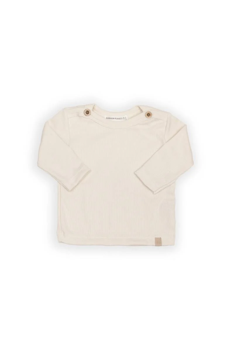 Shirt con apertura spalle - Warm White