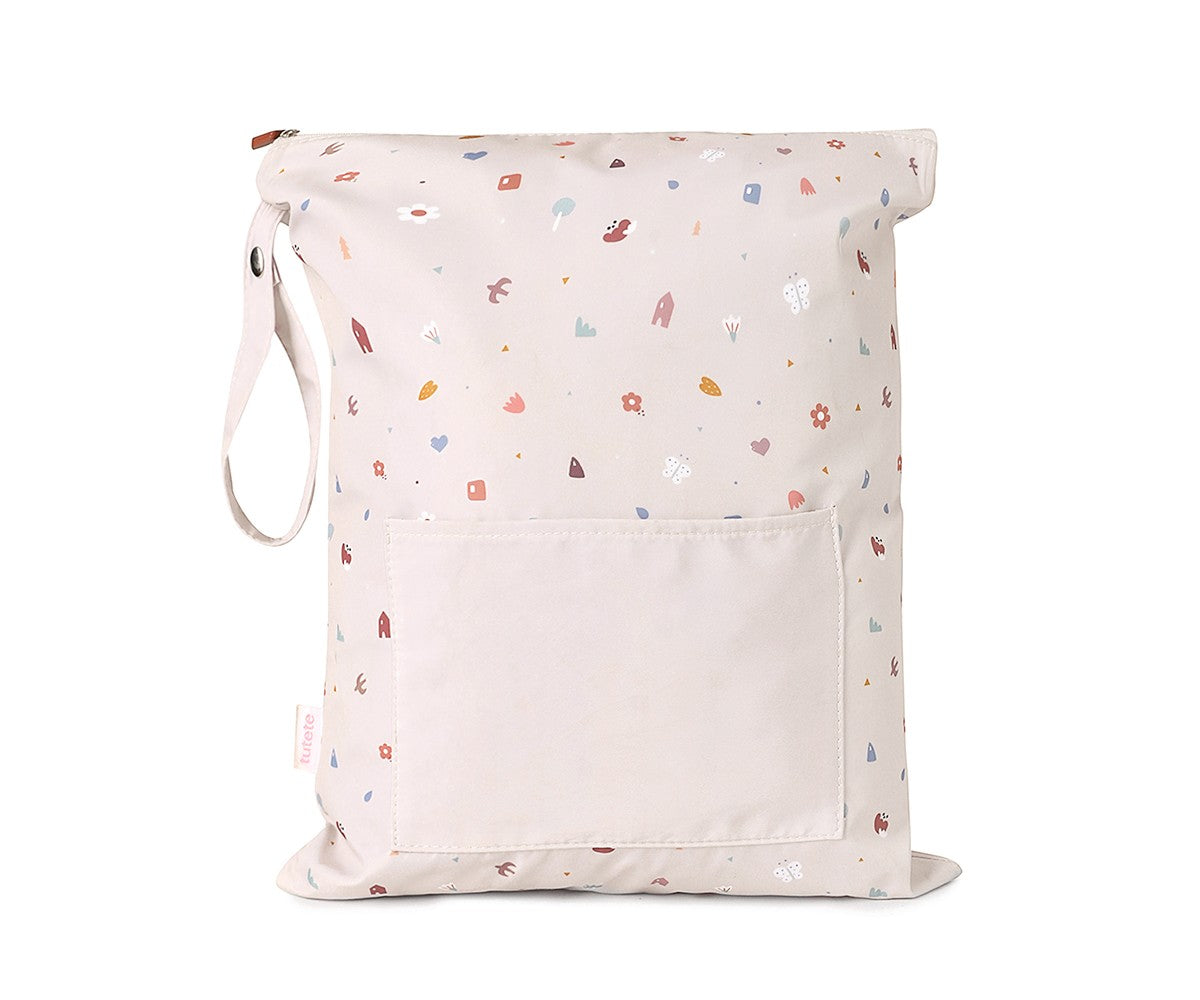 Borsa impermeabile Grande Geometric Nature Personalizzabile