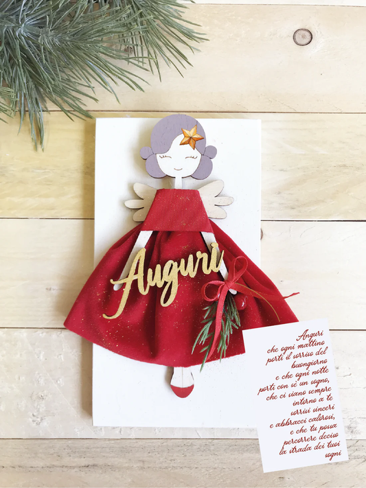 Quadro Angelo degli auguri e delle feste