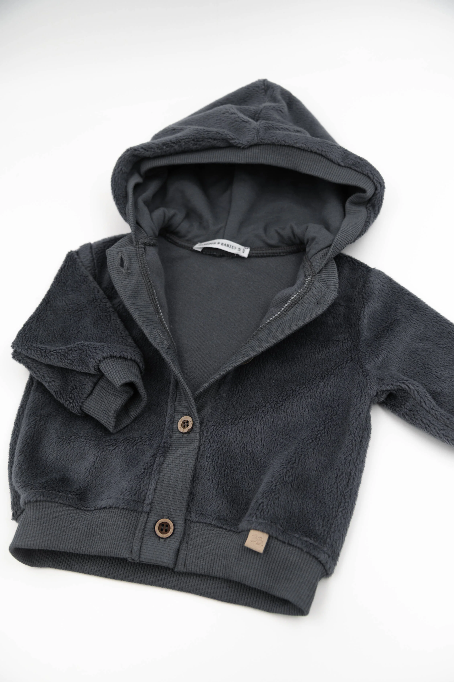 Giacca bomber Teddy con cappuccio - Midnight Blu