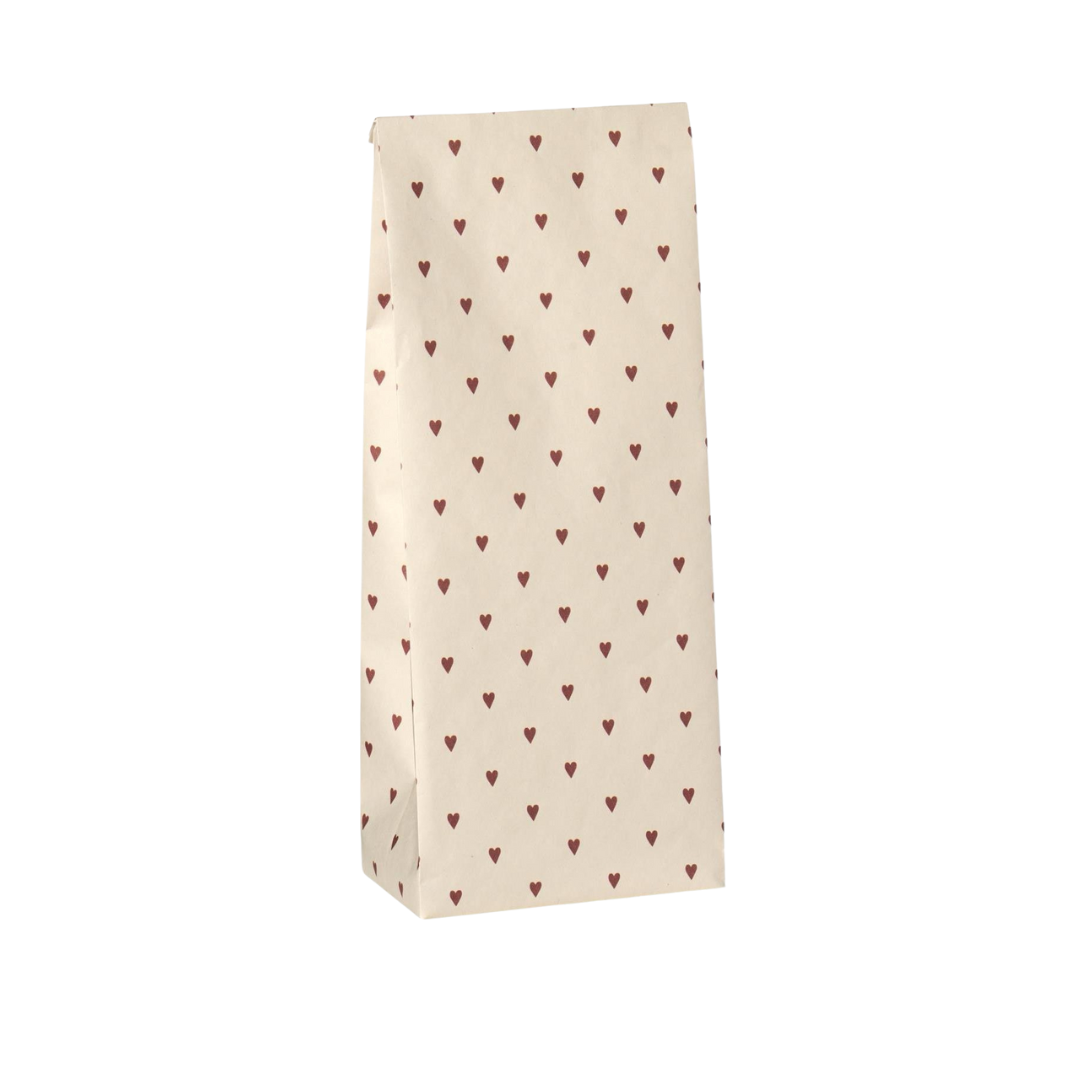 Sacchetto carta cuori