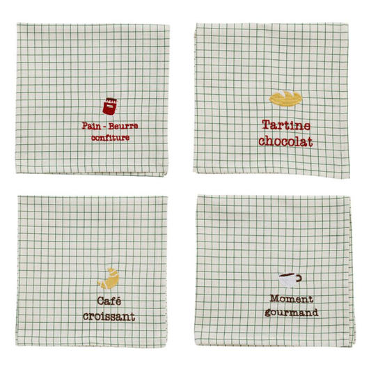 Tovagliolo set 4 pz Risveglio Goloso