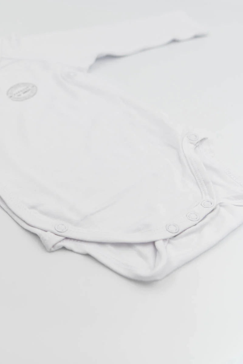 Body bimbo/a maniche lunghe - Bianco