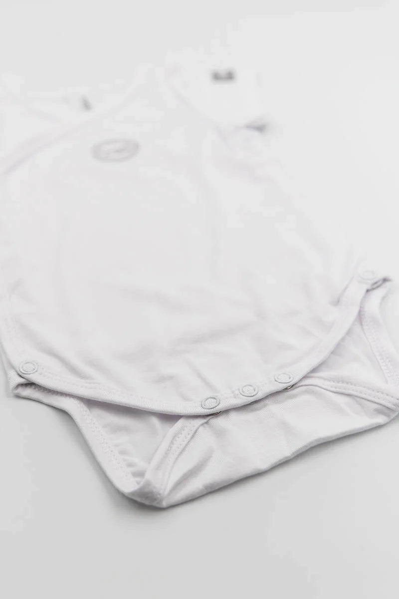 Body bimbo/a maniche corte - Bianco