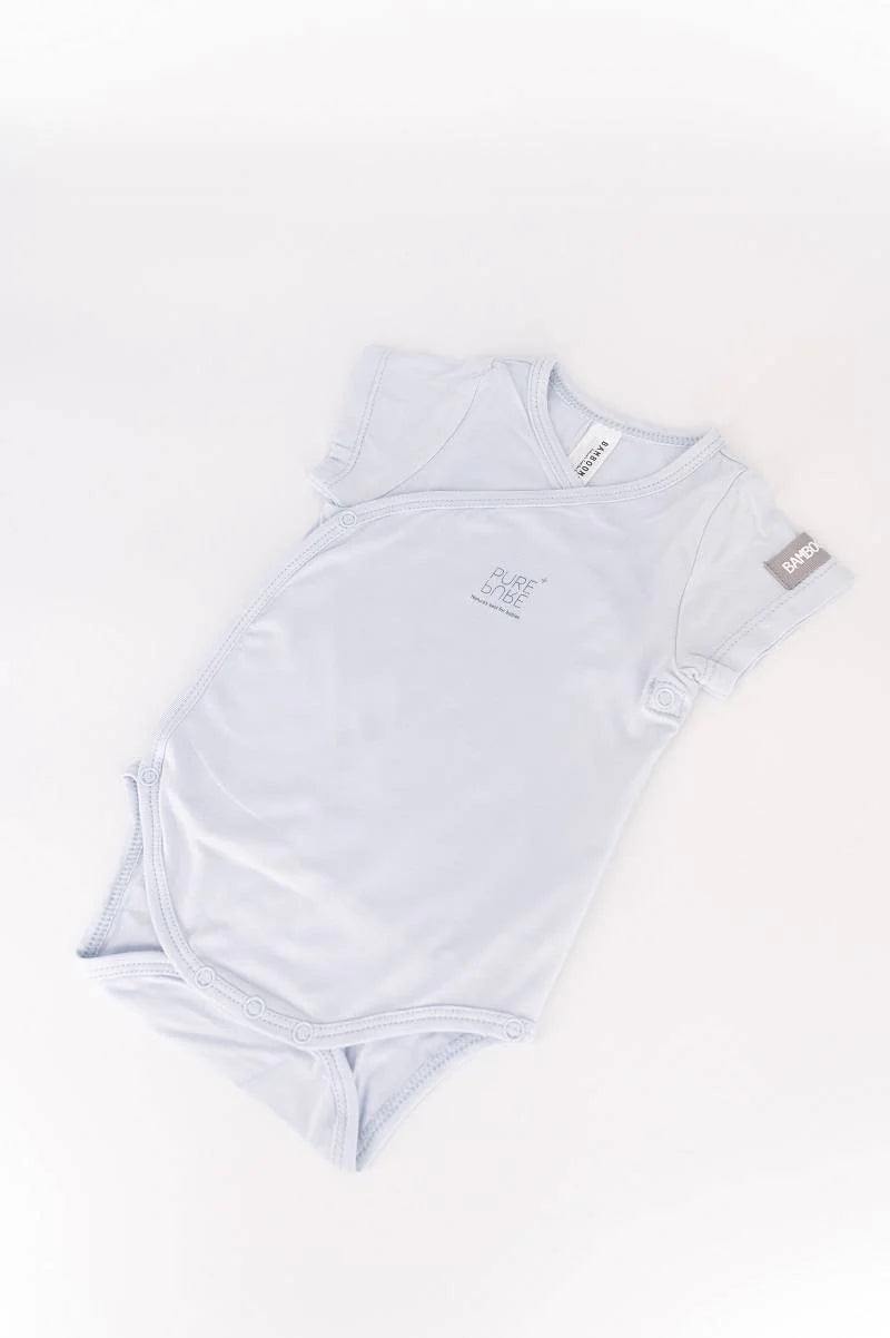 Body bimbo maniche corte - Azzurro