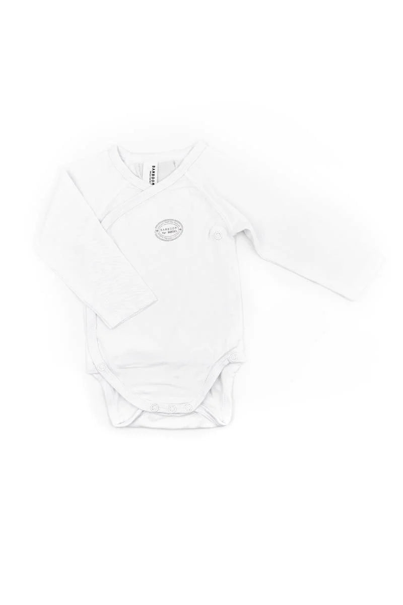 Body bimbo/a maniche lunghe - Bianco