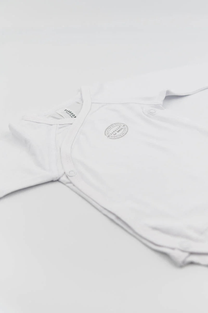 Body bimbo/a maniche lunghe - Bianco