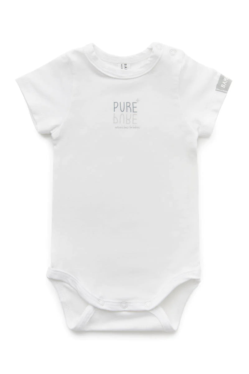 Body bimbo/a maniche corte - Bianco