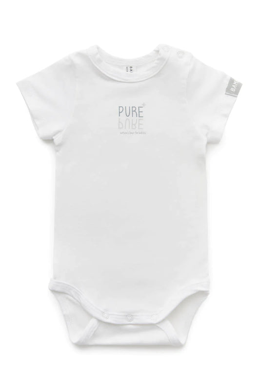 Body bimbo/a maniche corte - Bianco