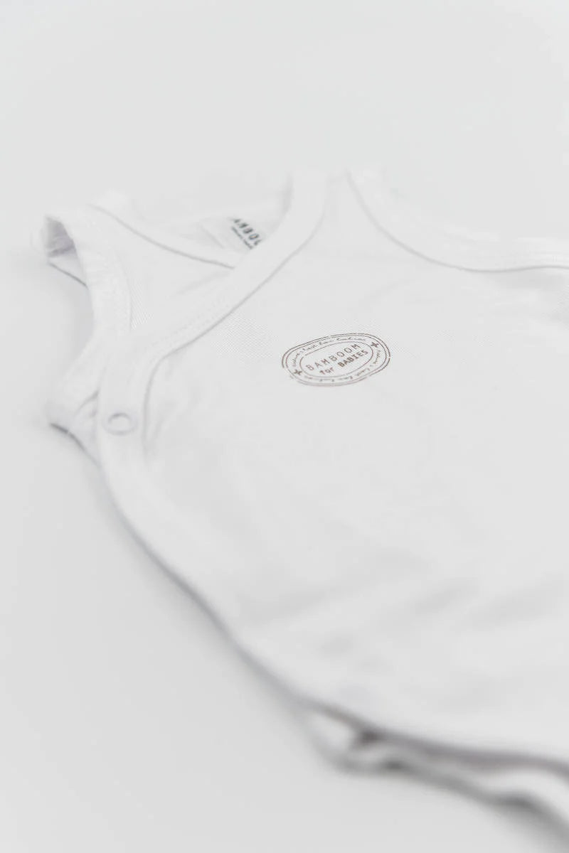 Body bimbo/a canottiera - Bianco