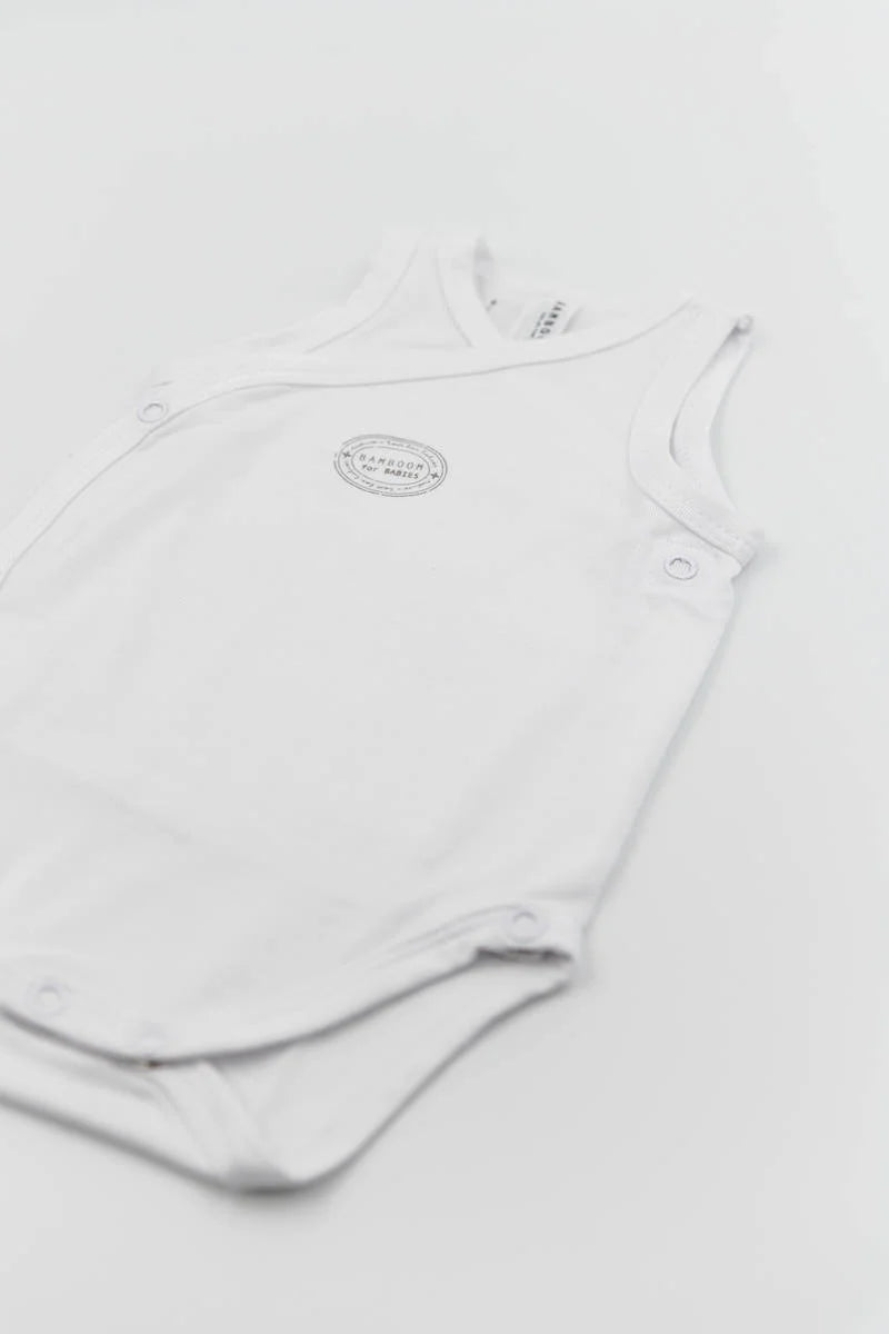 Body bimbo/a canottiera - Bianco
