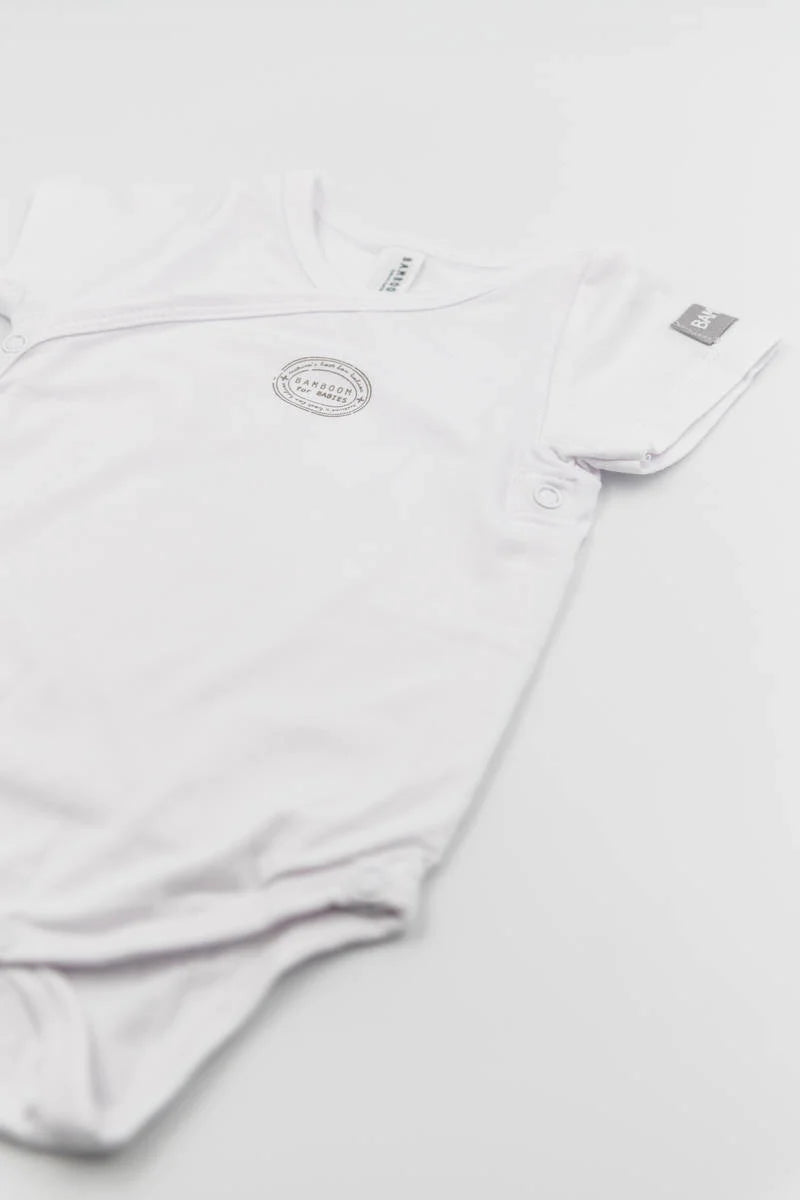 Body bimbo/a maniche corte - Bianco