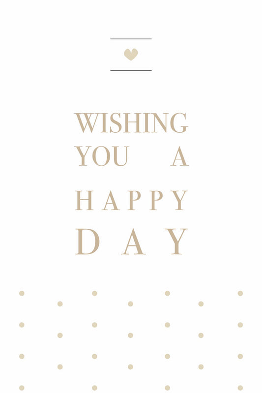 Cartolina Wishing you a happy day
