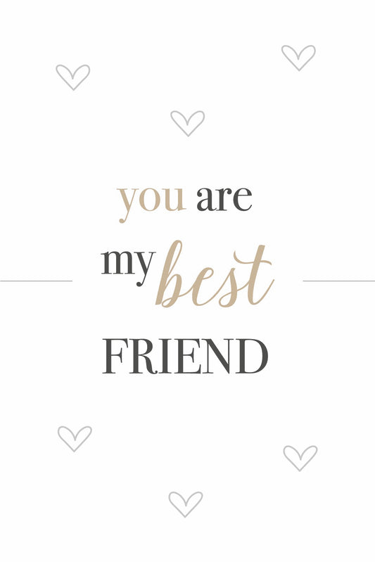 Cartolina You are my best friend