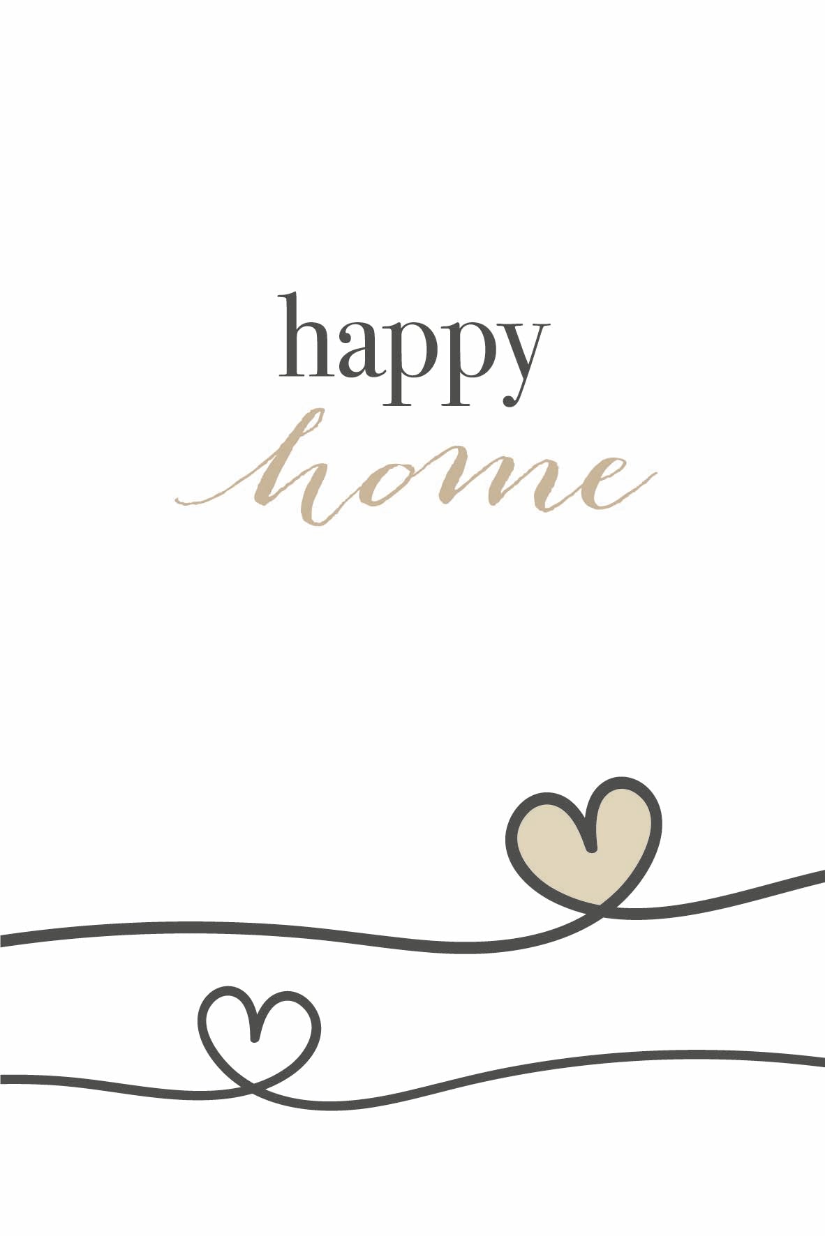 Cartolina Happy Home
