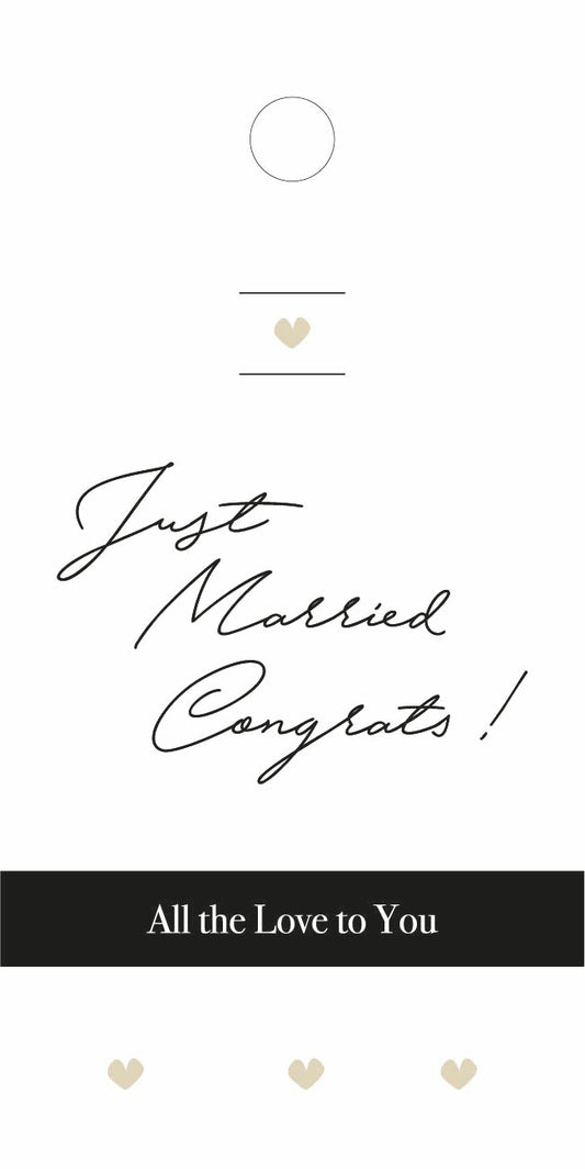 Tag Just Married Congrats!