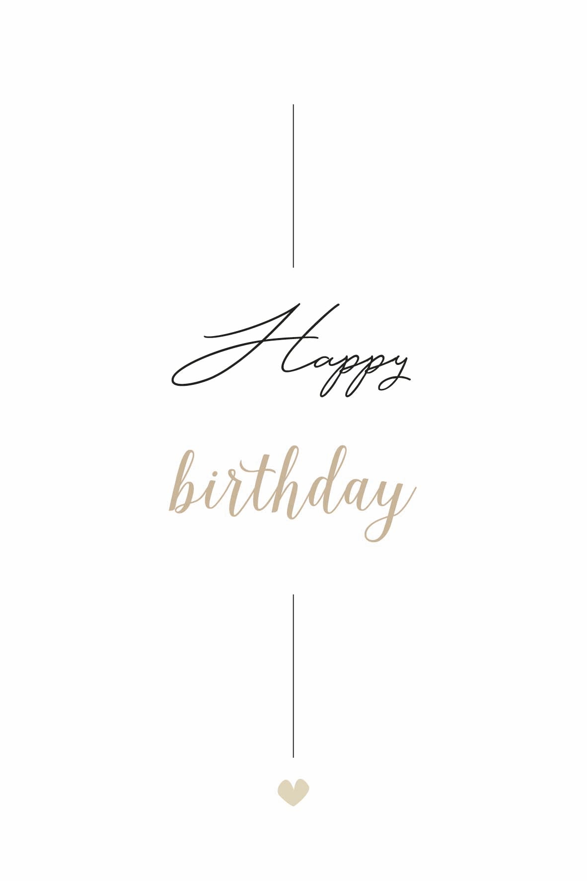 Cartolina Happy birthday – Melacompro