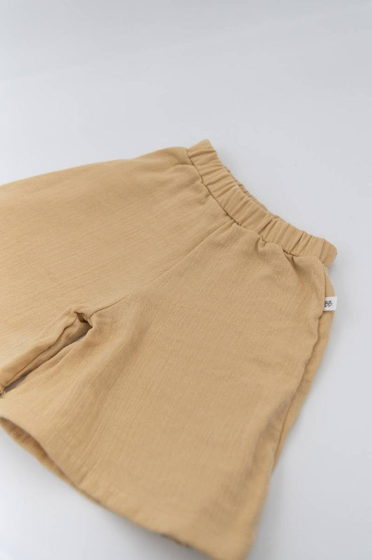 Pantalone a gamba larga - Cammello 36M