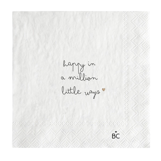 Tovaglioli in carta Happy