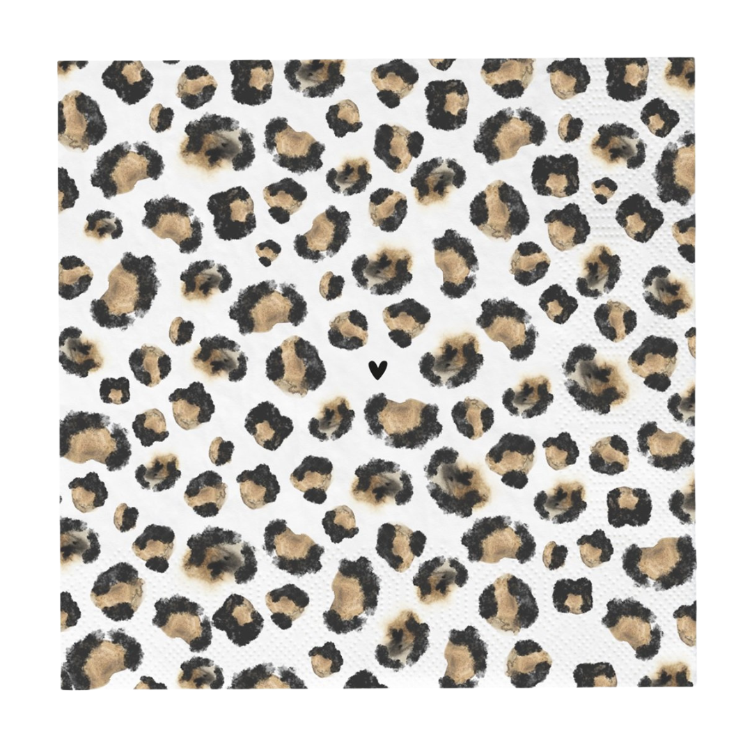 Tovaglioli in carta Leopard