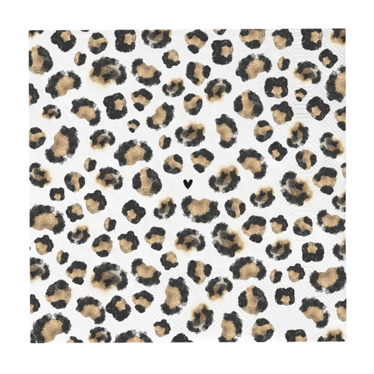 Tovaglioli in carta Leopard
