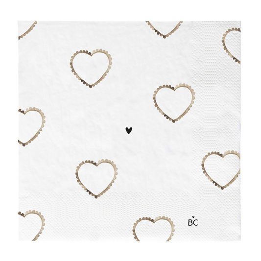 Tovaglioli in carta Hearts