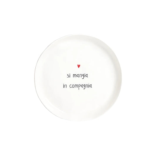 Set 2 Piatti Dessert Si mangia in compagnia
