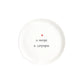 Set 2 Piatti Dessert Si mangia in compagnia