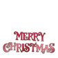 Insegna luminosa Merry Christmas