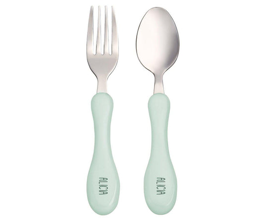 Set Posate Personalizzabili Pastel Sage