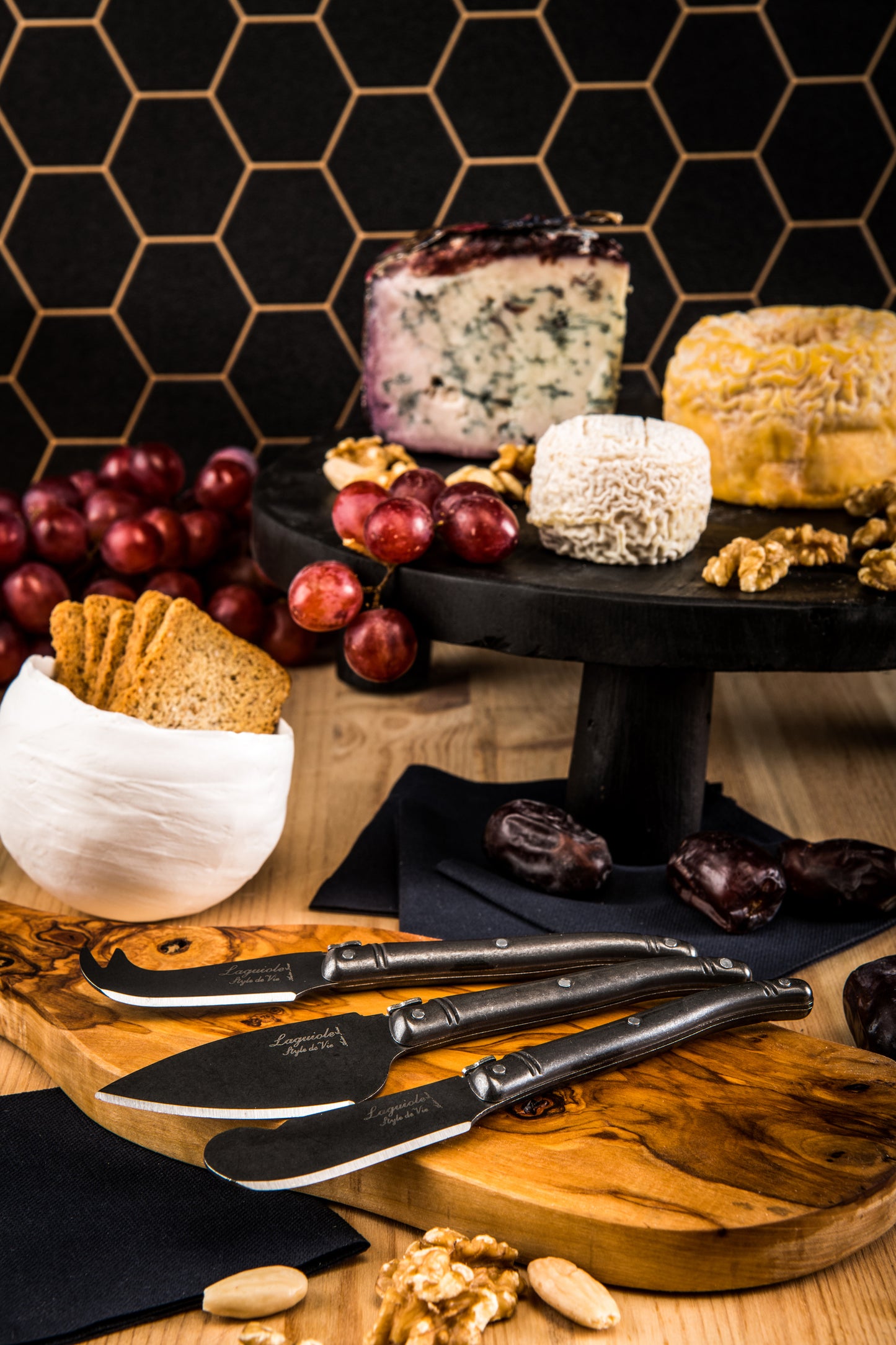 Set 3 coltelli formaggio Premium