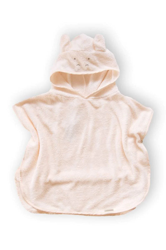 Poncho bambino Ippopotamo - Water Peach 2/4Y