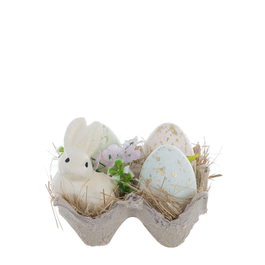 Decoro Cestino con uova