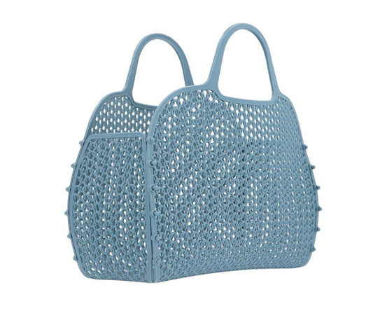 Borsa plastica Retro Vintage - Blue