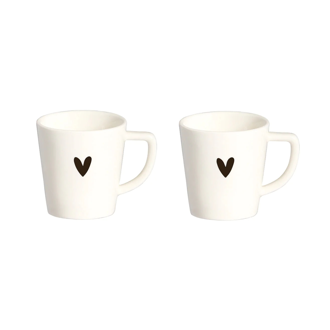 Set 2 tazzine espresso Cuore piccolo