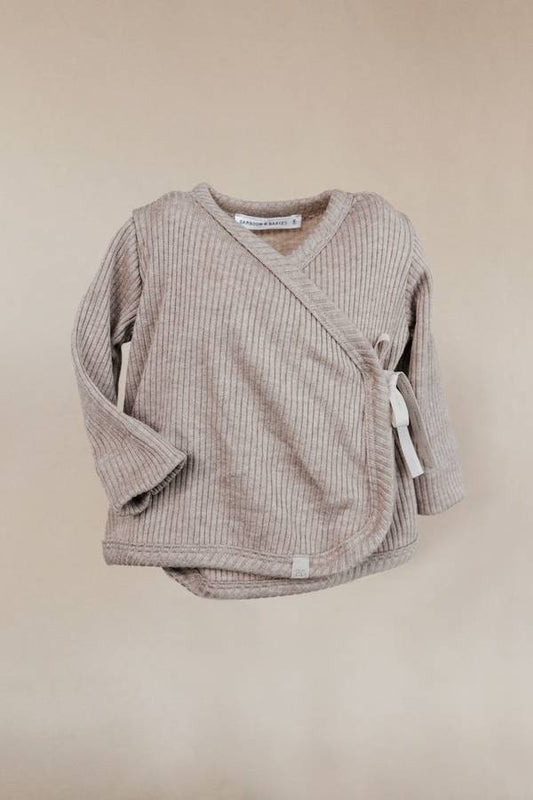 Maglia Cardigan Girl - Cammello - 9/12M