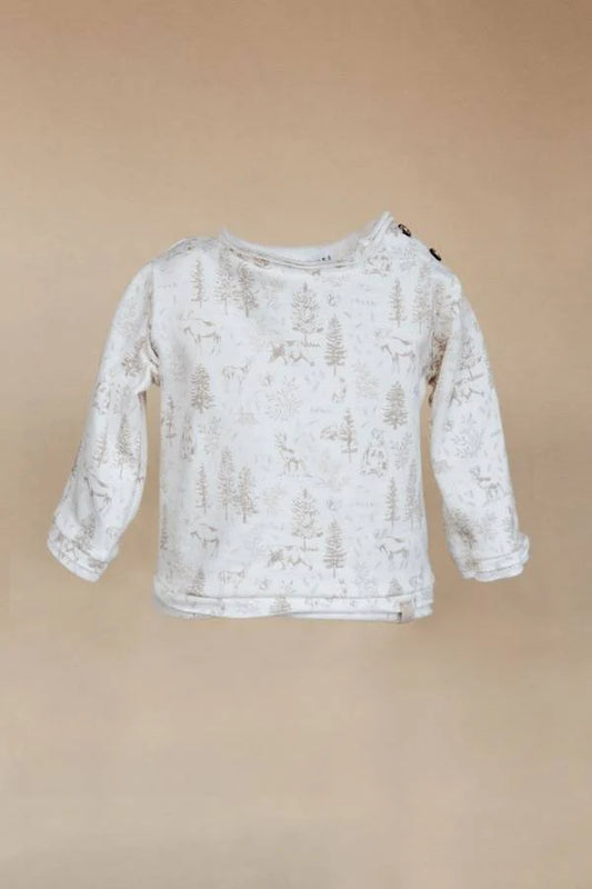 T-Shirt maniche lunghe - Woodland - 6 e 12/18M