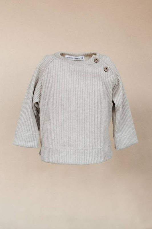 T-Shirt apertura raglan - Sand - 18/24M