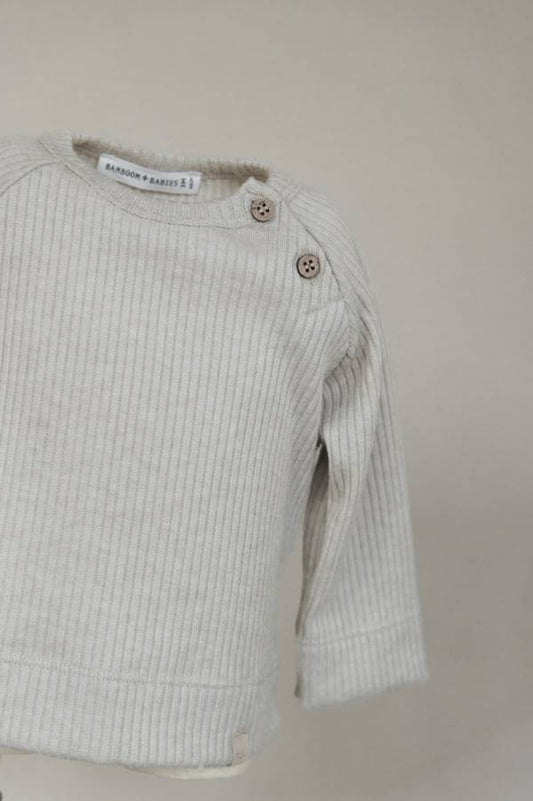 T-Shirt apertura raglan - Sand - 18/24M