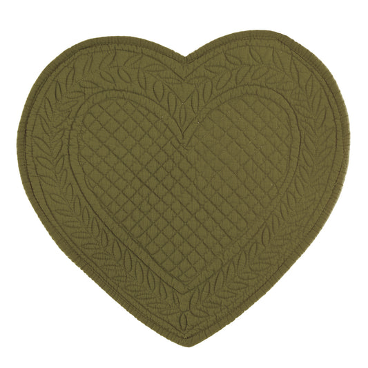 Tovaglietta imbottita a cuore